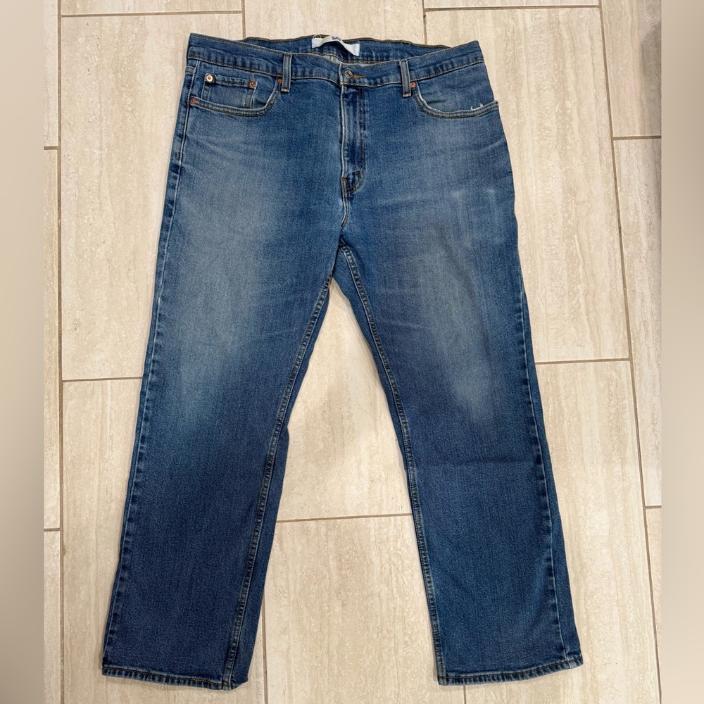 Signature Men's Straight Blue Jeans